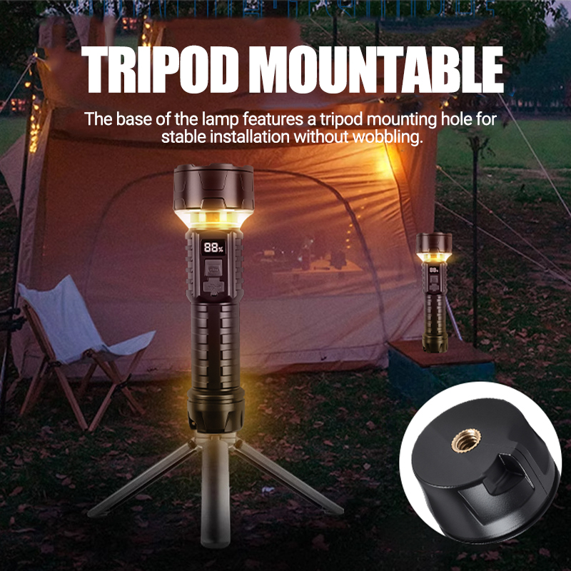 COB LED Flashlight Rechargeabl - Outdoor Lighting Install review and price