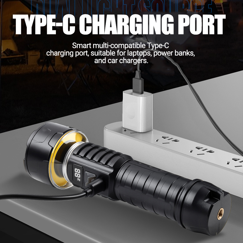 COB LED Flashlight Rechargeabl - Outdoor Lighting Install review and price