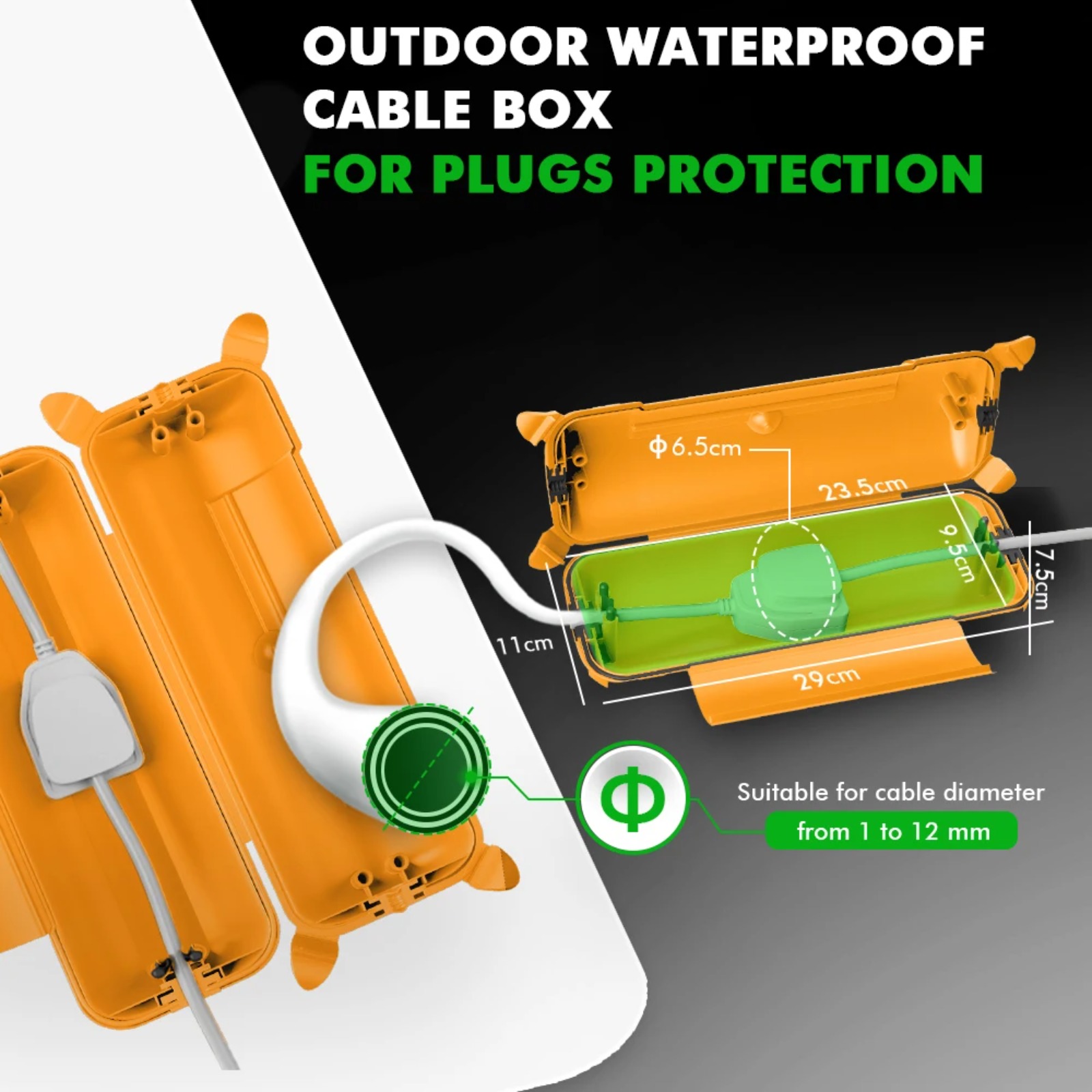 IP44 Outdoor Extension Cord Co - Outdoor Lighting Electrical Box review and price