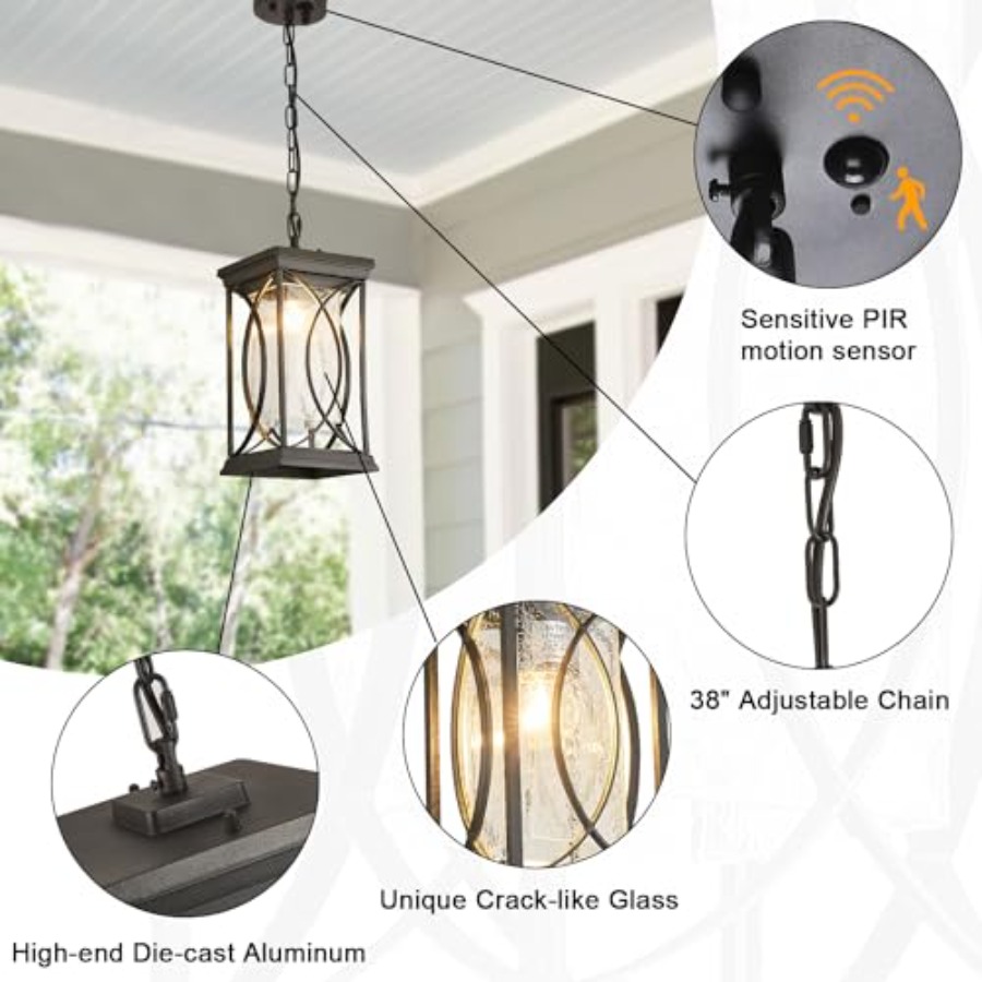 Motion Outdoor Pendant Light F - Outdoor Lighting Dusk To Dawn review and price
