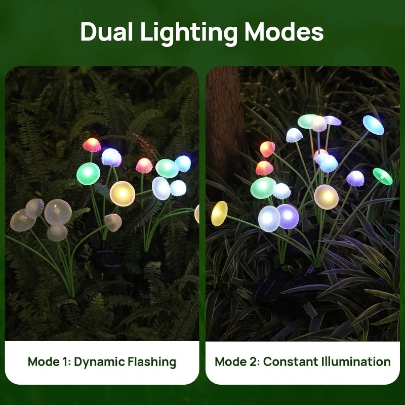 Solar Garden Lights Dual‑Mode  - Outdoor Lighting Jellyfish review and price