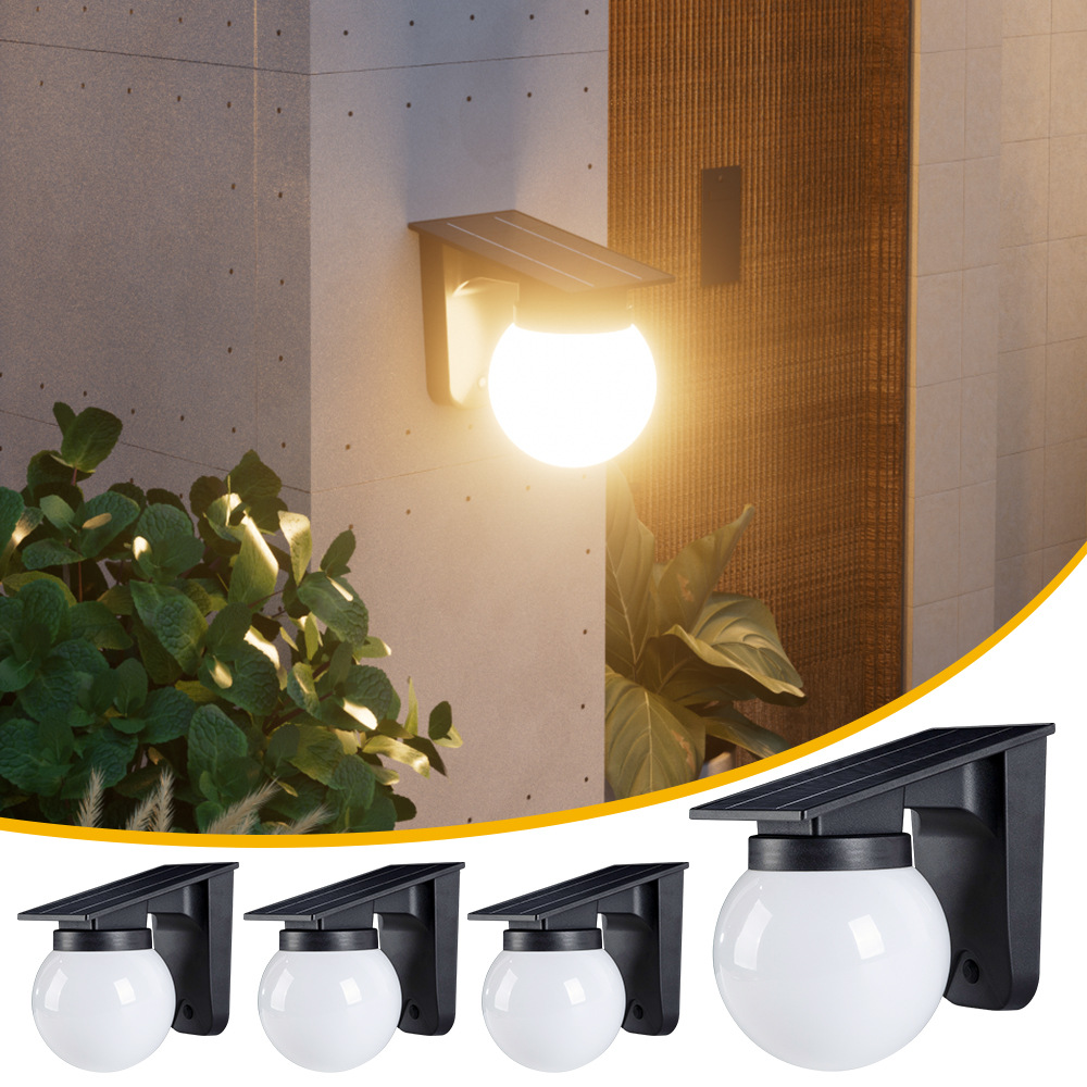 Solar Sphere Wall Lights Outdo - Outdoor Lighting With Outlet review and price