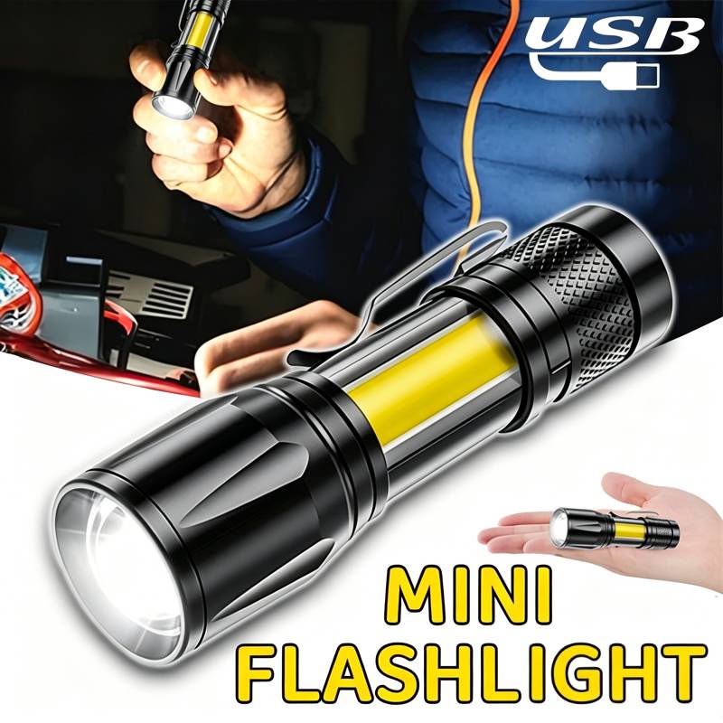 Mini LED Flashlight COB Floodl - Outdoor Lighting Usb review and price