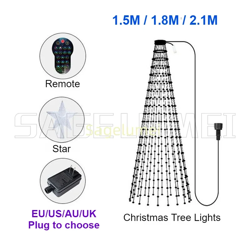 RGBIC 400LEDs Christmas Lights - Outdoor Lighting Uk review and price