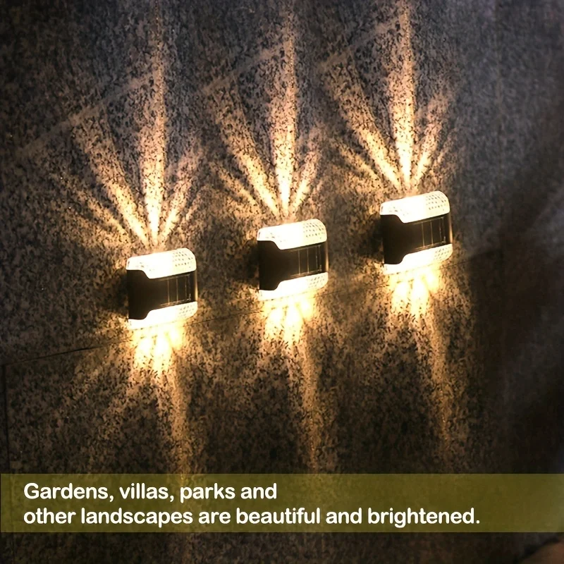 4pc Solar Wall Light: Outdoor  - Outdoor Lighting Jellyfish review and price