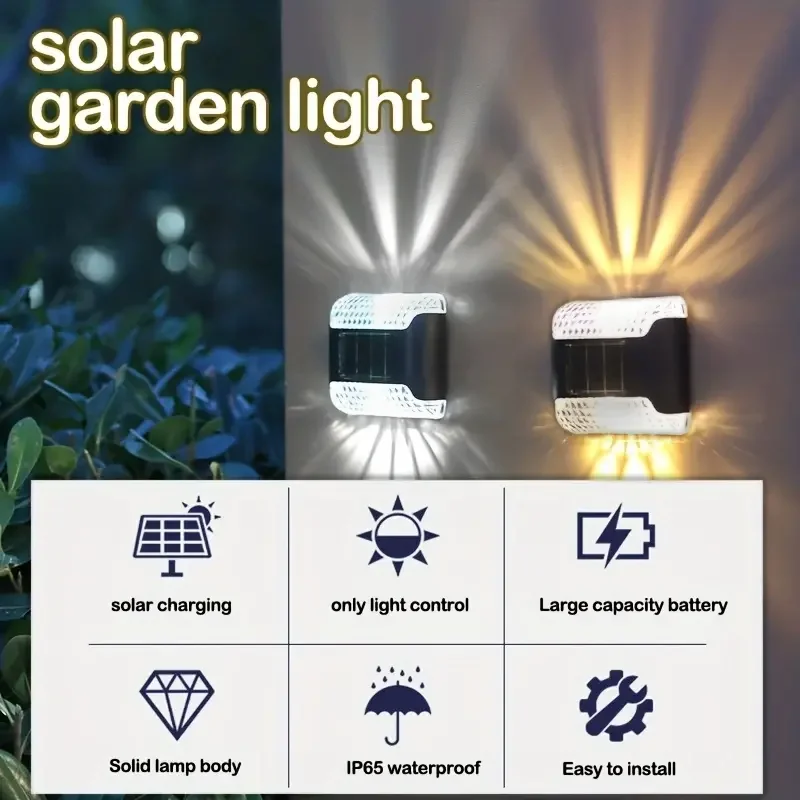 4pc Solar Wall Light: Outdoor  - Outdoor Lighting Jellyfish review and price