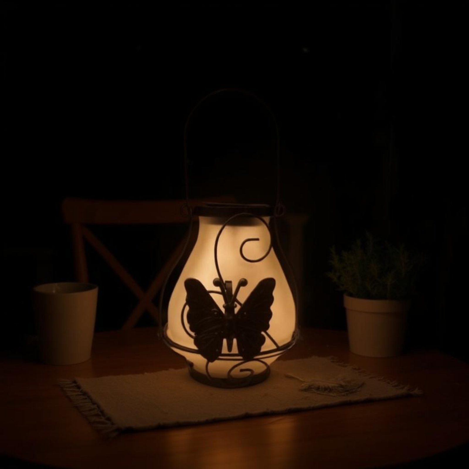 Solar Butterfly Lantern Waterp - Wall Lighting Outdoor review and price