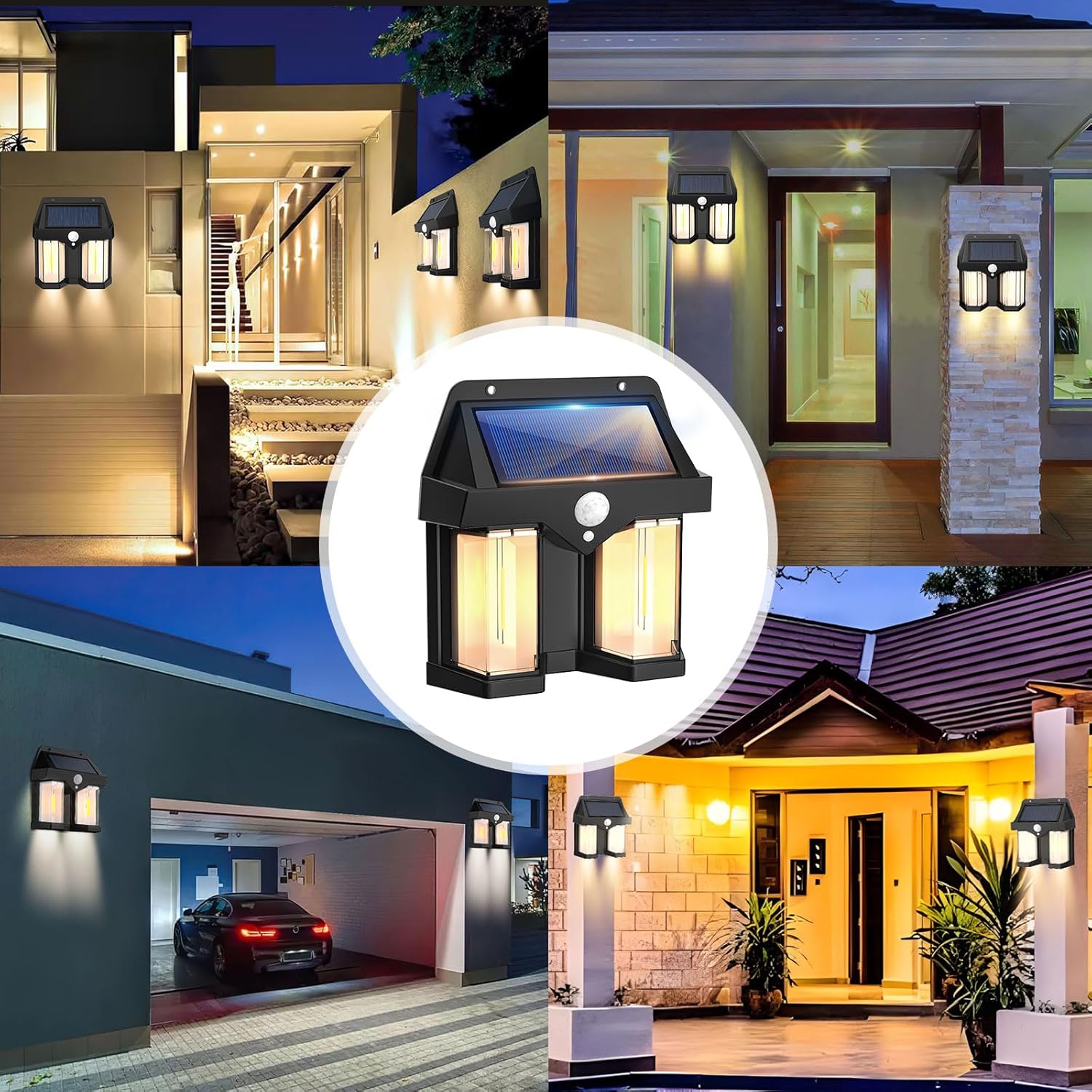 Solar Powered Wall Light Vinta - Outdoor Lighting With Outlet review and price