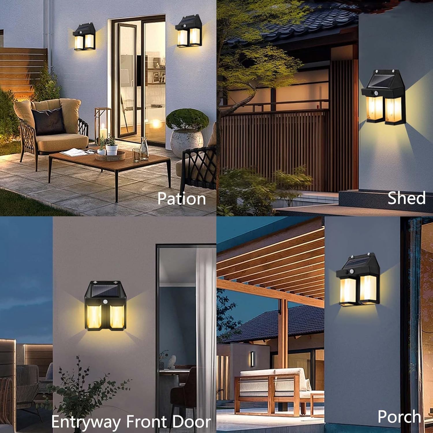 Solar Powered Wall Light Vinta - Outdoor Lighting With Outlet review and price