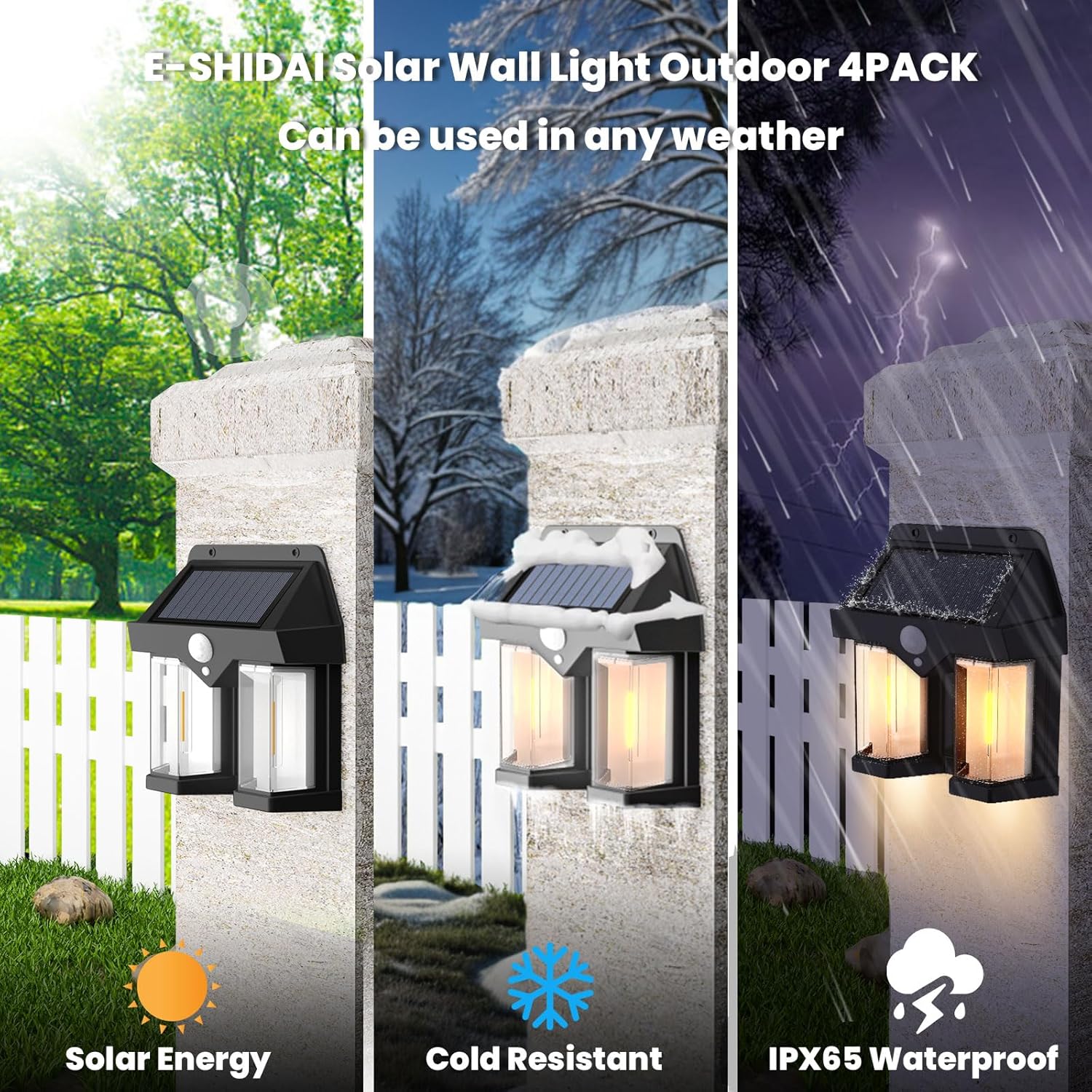 Solar Powered Wall Light Vinta - Outdoor Lighting With Outlet review and price