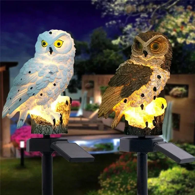 Solar Owl Statue Garden Light  - Outdoor Lighting Diy review and price