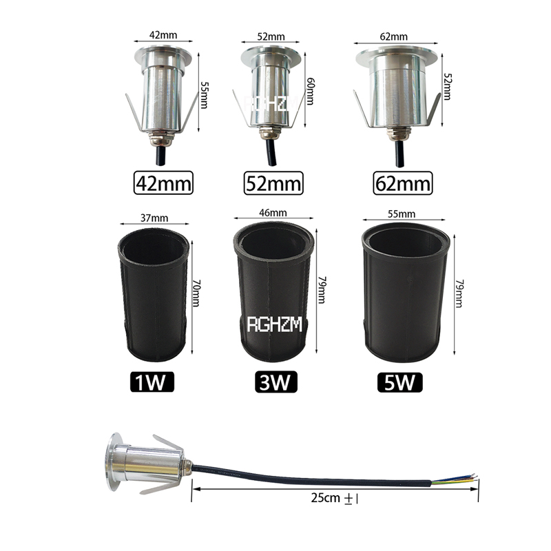 IP67 DC12V Outdoor Lighting 1W - Ground Light Recessed review and price