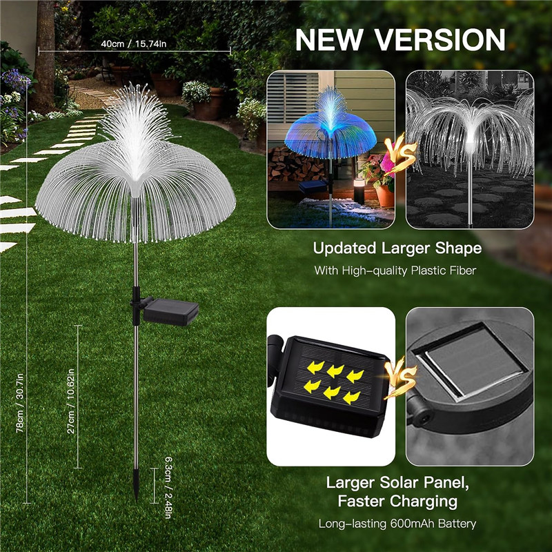Solar LED Jellyfish Lights Out - Outdoor Lighting Jellyfish review and price