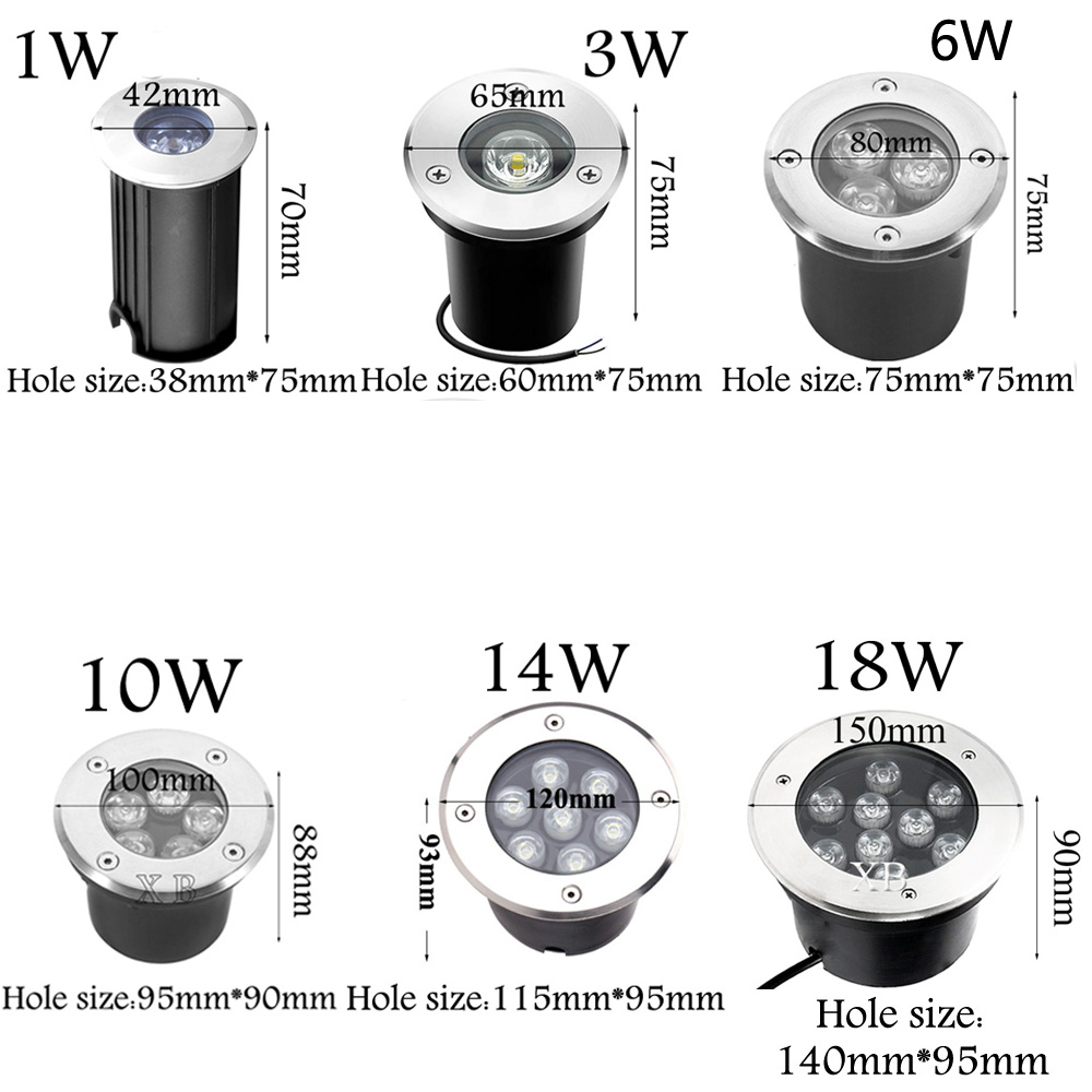 Waterproof Led Light Garden Un - Ground Light Recessed review and price