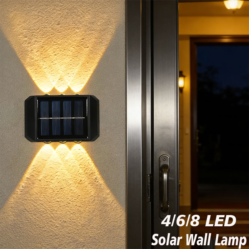 4/6/8 LED Solar Outdoor Light  - Outdoor Lighting With Outlet review and price