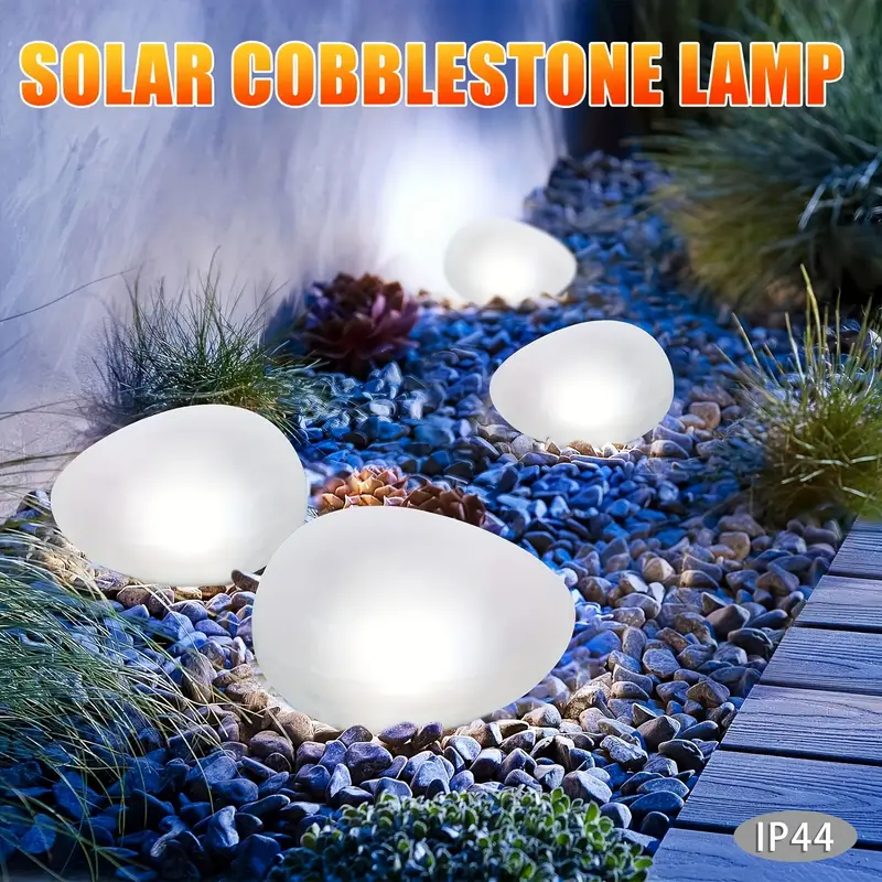 1/2Pack Solar Pebble Lights –  - Outdoor Lighting Experts review and price
