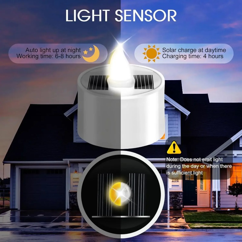 Solar Flameless LED Tea Light  - Outdoor Lighting Dusk To Dawn review and price