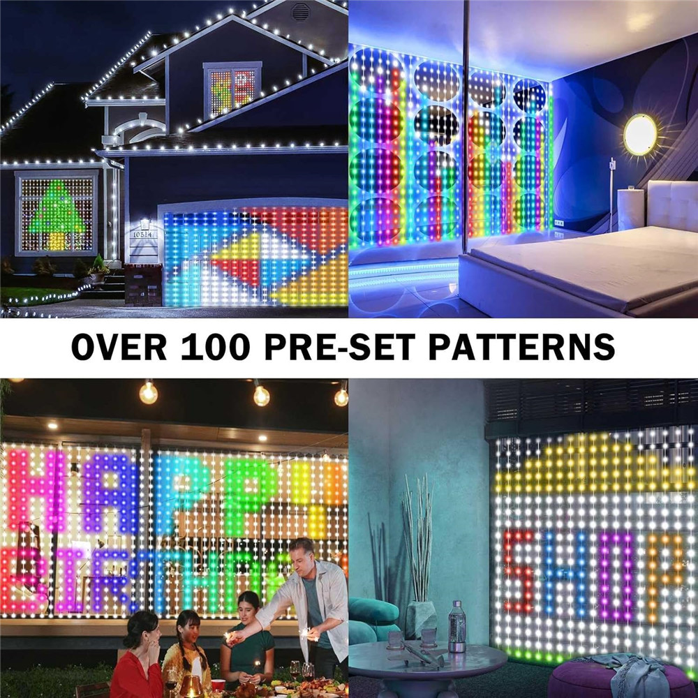 1/2PCS 400LED Curtain Lights L - Outdoor Lighting Diy review and price