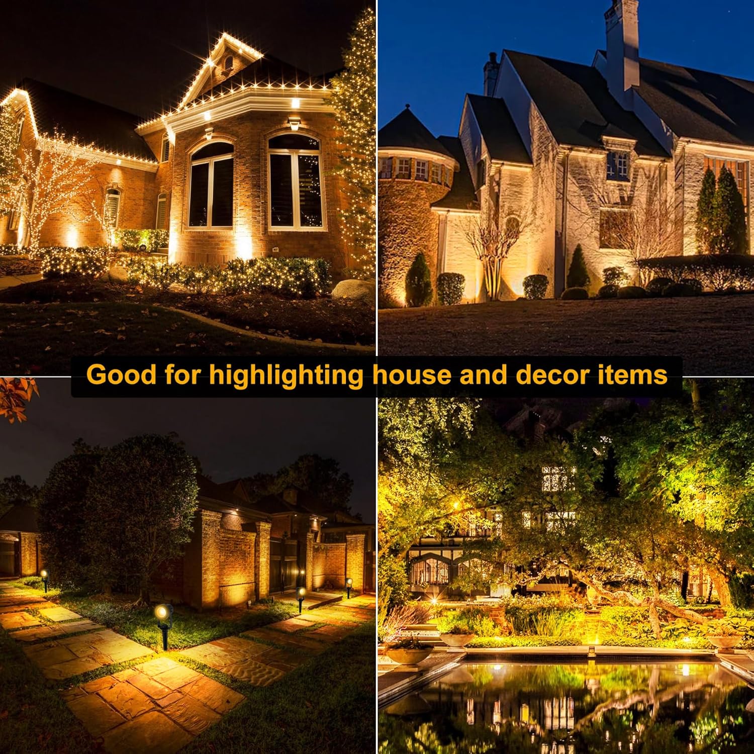 4/6/8LEDS 3000K Outdoor Spotli - Outdoor Lighting Uk review and price