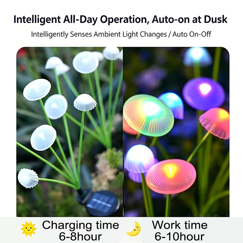 LED Solar Sway Lights Waterpro - Outdoor Lighting Jellyfish review and price