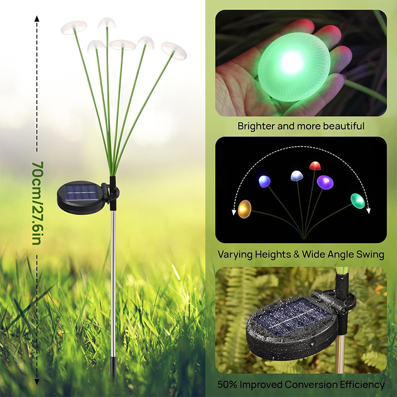 LED Solar Sway Lights Waterpro - Outdoor Lighting Jellyfish review and price