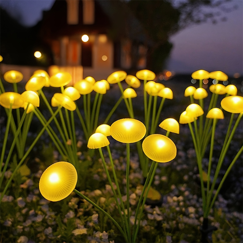 Outdoor LED Solar Mushroom Lig - Outdoor Lighting Jellyfish review and price