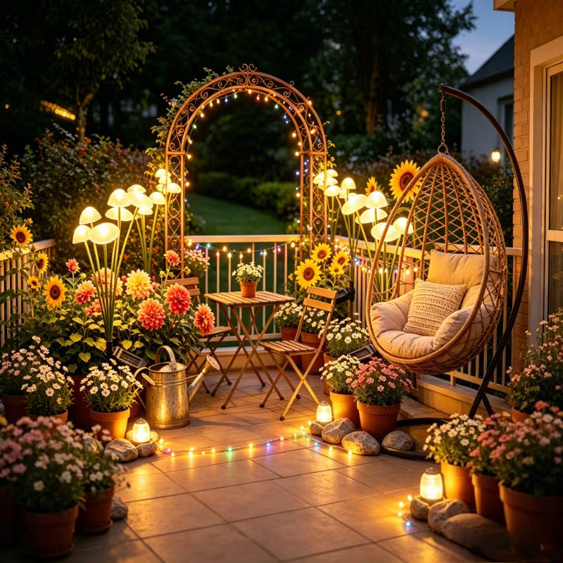 Outdoor LED Solar Mushroom Lig - Outdoor Lighting Jellyfish review and price