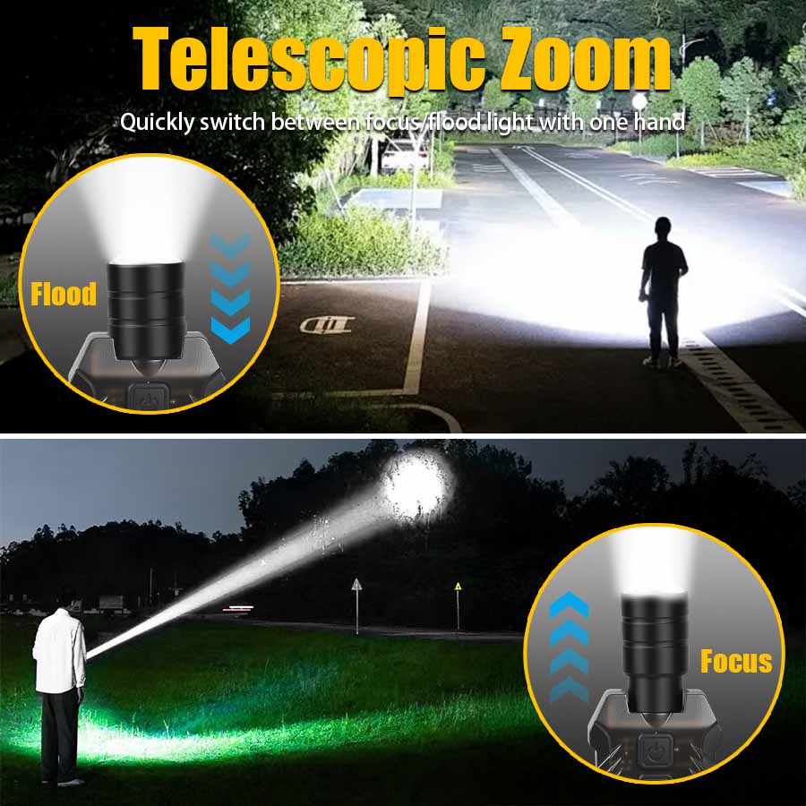 Rechargeable Powerful EDC Flas - Led Flood Light review and price
