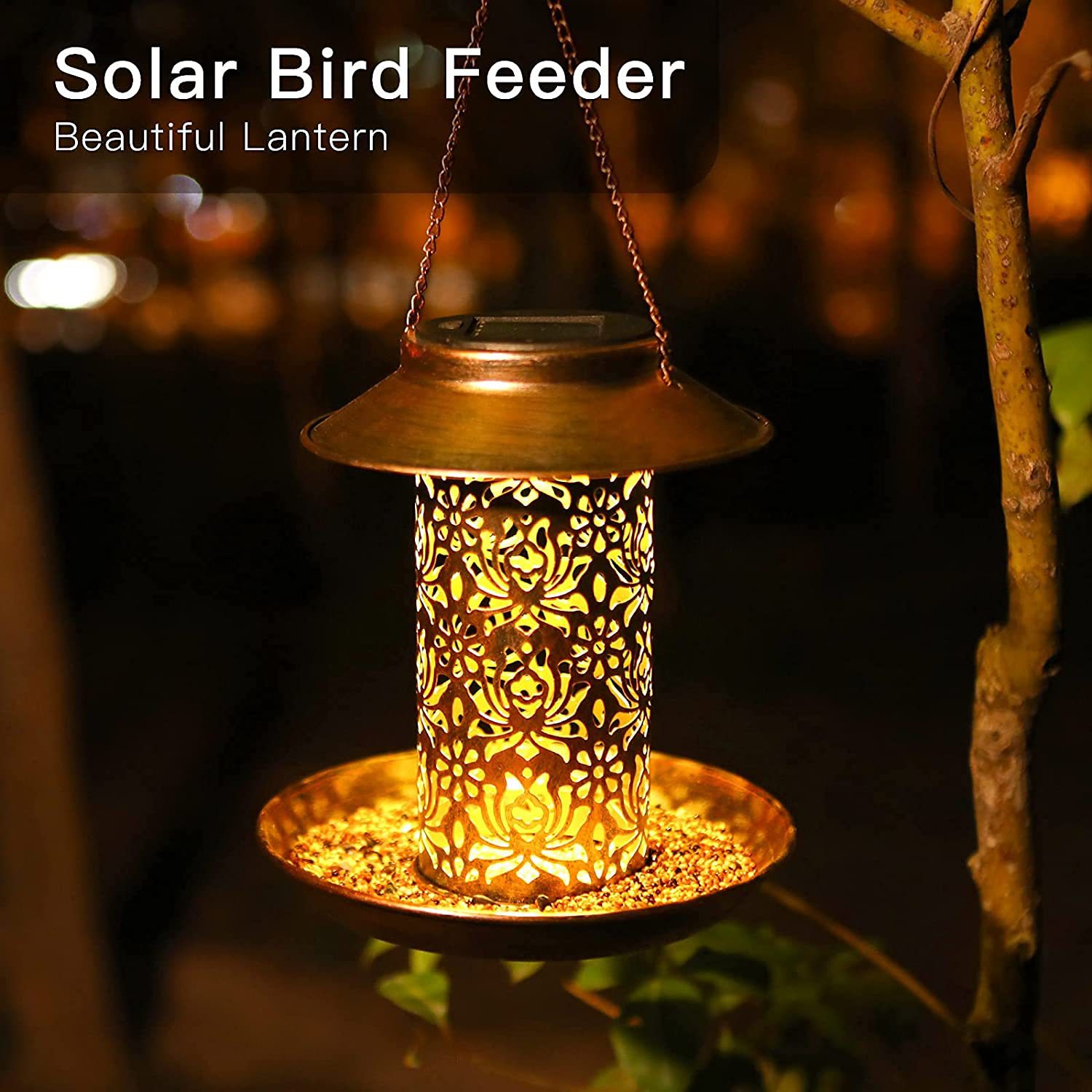 Hanging Bird House Metal Outdo - Outdoor Lighting Backyard Ideas review and price
