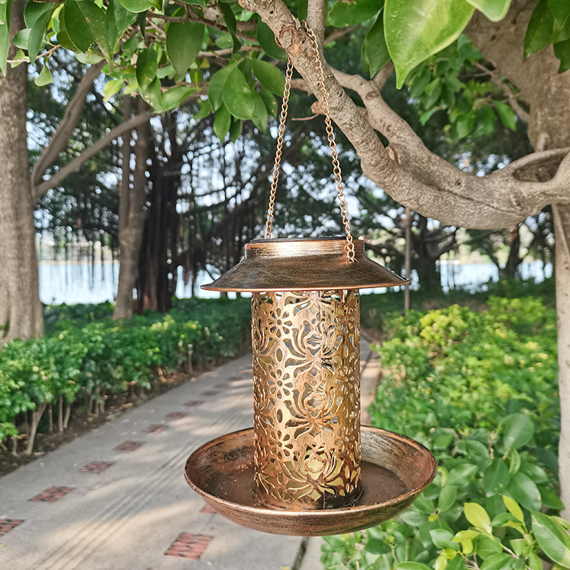 Hanging Bird House Metal Outdo - Outdoor Lighting Backyard Ideas review and price