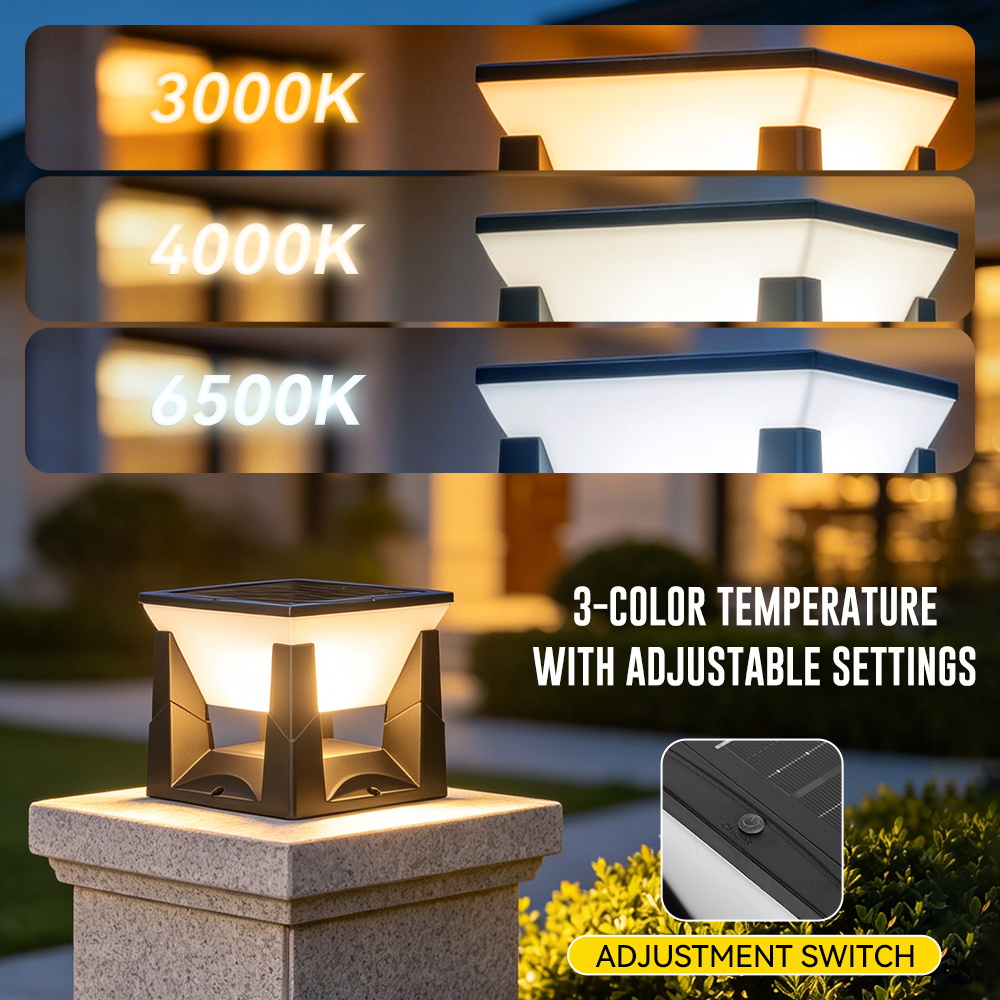 Waterproof LED Solar Pillar La - Outdoor Lighting Install review and price