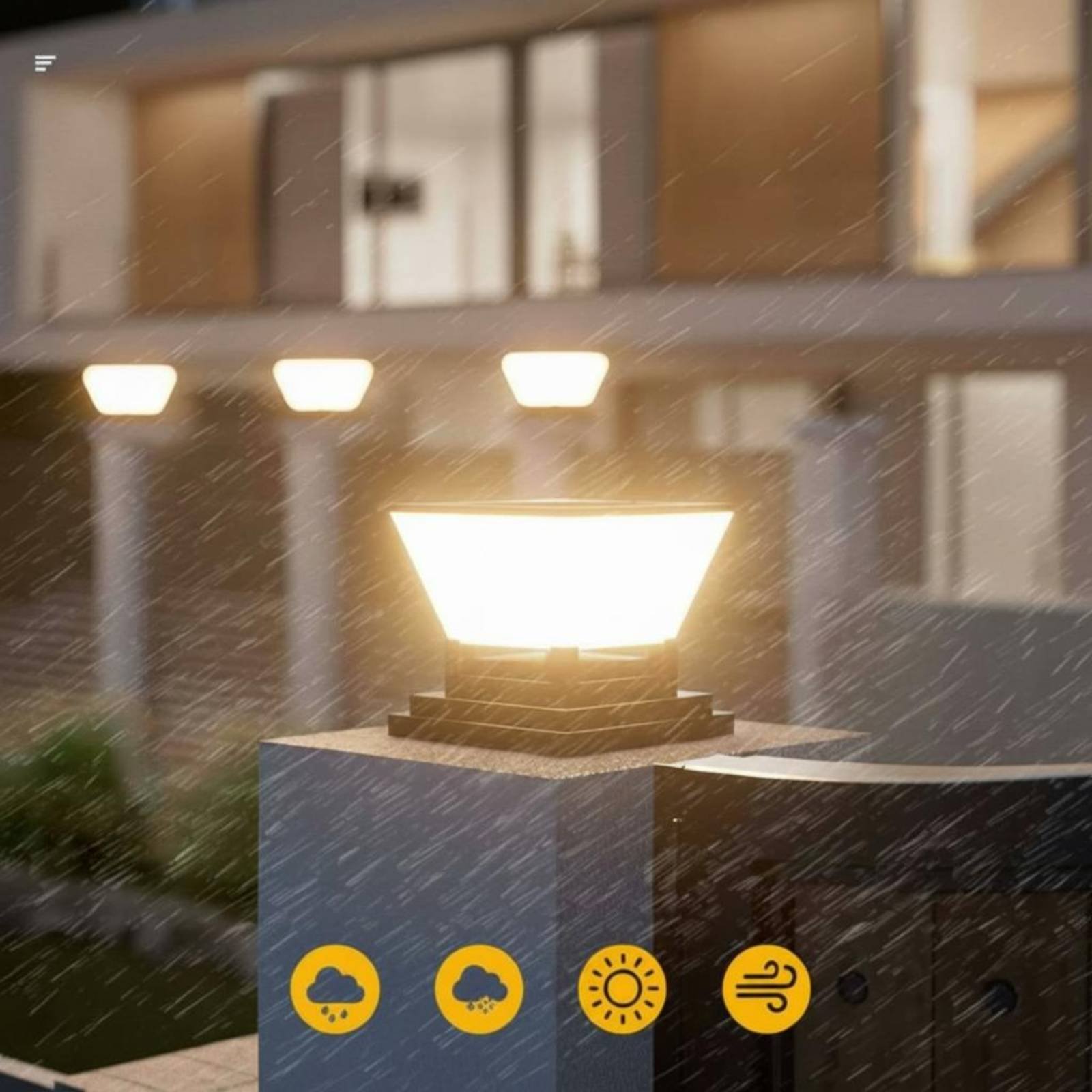 Solar Post Light Water Resista - Outdoor Lighting Install review and price