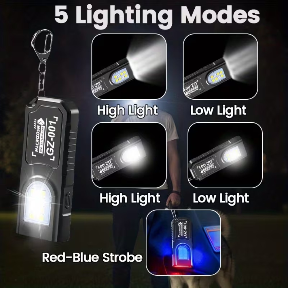Mini COB LED Keychain Flashlig - Outdoor Lighting Electric review and price